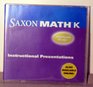 Saxon Math K Instructional Presentation CDROM