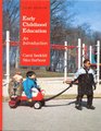 Early Childhood Education An Introduction