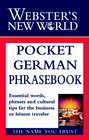 Webster's New World Pocket German Phrasebook