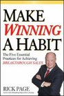Make Winning a Habit 20 Best Practices of the World's Greatest Sales Forces