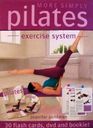 More Simply Pilates Exercise System 30 Flash Card DVD and Booklet