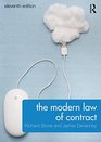 Contract Law Bundle The Modern Law of Contract