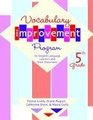 Vocabulary Improvement Program for English Language Learners and Their Classmates 5th Grade