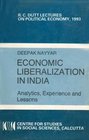 Economic Liberalization in India Analytics Experience and Lessons