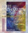 Finite Mathematics with Calculus A Modeling Approach