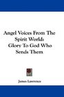 Angel Voices From The Spirit World Glory To God Who Sends Them