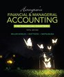 Horngren's Financial  Managerial Accounting The Financial Chapters Plus MyAccountingLab with Pearson eText  Access Card Package
