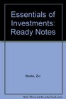 Ready Notes to accompany Essentials of Investments