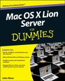 Mac OS X Lion Server For Dummies