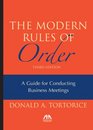The Modern Rules of Order Third Edition