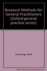 Research Methods for General Practitioners