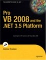 Pro VB 2008 and the NET 35 Platform