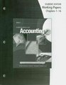 Working Papers for Gilbertson/Lehman's Fundamentals of Accounting Course 1