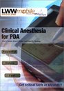 Clinical Anesthesia for PDA