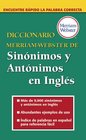 Diccionario MerriamWebster De Sinonimos Y Antonimos En Ingles