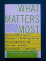 What Matters Most  7th Generation edition