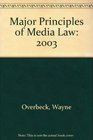 Major Principles of Media Law 2003