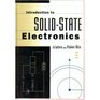 Introduction To Solid State Electronics