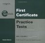 Exam Essentials First Certificate Practice Tests 3 CDs