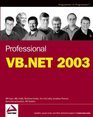 Professional VBNET 2003 3rd Edition