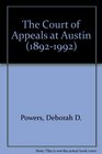 The Court of Appeals at Austin 18921992 18921992