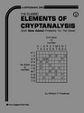 Elements of Cryptanalysis