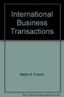 International Business Transactions