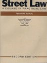 Street law A course in practical law  teachers manual