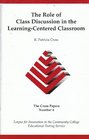 The role of class discussion in the learningcentered classroom
