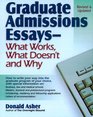 Graduate Admissions Essays Write Your Way into the Graduate School of Your Choice