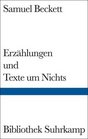 Bibliothek Suhrkamp Bd82 Erzhlungen und Texte um Nichts