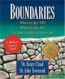 Boundaries: When to say Yes, When to Say No, To Take Control of Your Life (Inspirio/Zondervan Miniature Editions)