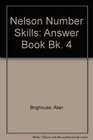 Nelson Number Skills Answer Book Bk 4