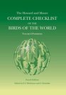 The Howard and Moore Complete Checklist of the Birds of the World Passerines v 2