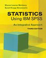 Statistics Using IBM SPSS An Integrative Approach