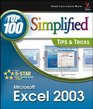 Excel 2003 Top 100 Simplified Tips  Tricks