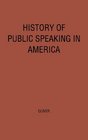 History of Public Speaking in America