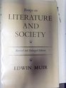 Essays on Literature and Society