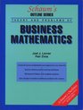 Schaum's Outline of Theory and Problems of Business Mathematics