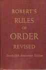 Robert's Rules of Order