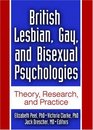 British Lesbian Gay And Bisexual Psychologies Theory Research And Practice