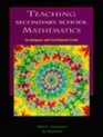 Teaching Secondary School Mathematics Techniques and Enrichment Units