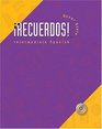 Recuerdos Intermediate Spanish Web Enhanced Updated  Text Only