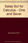 Salas Sol for Calculus  One and Sever