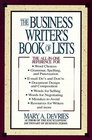 The Business Writer's Book of Lists