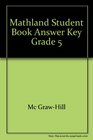 Mathland Student Book Answer Key Grade 5