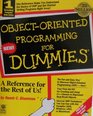 ObjectOriented Programming for Dummies