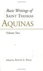 Basic Writings of Saint Thomas Aquinas Man and the Conduct of Life