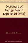 Dictionary of foreign terms