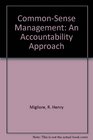 CommonSense Management An Accountability Approach